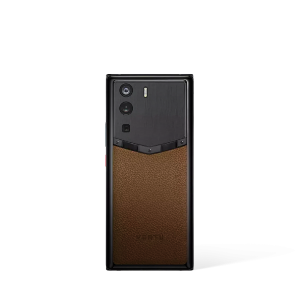 Metavertu 1 Curve Screen Frameless Calfskin 5G Web3 Phone Brown