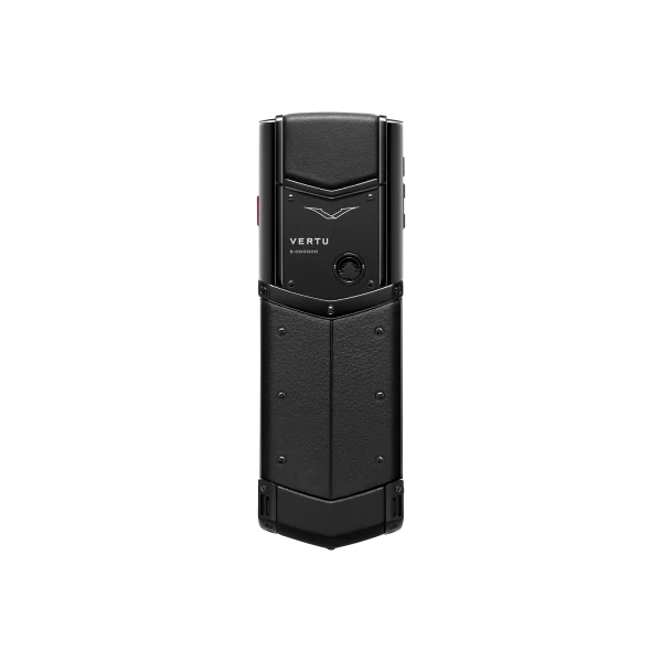 Vertu Signature S+ Black Steel Calfskin - Jade Black - Image 4