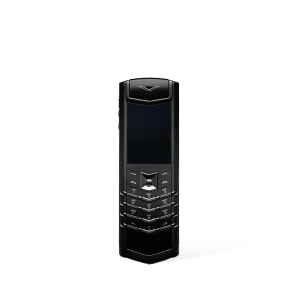 Signature V Stainless Steel Phone Pure Black