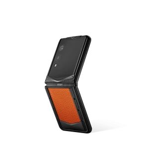 Quantum Flip Calfskin Series Dawning Orange