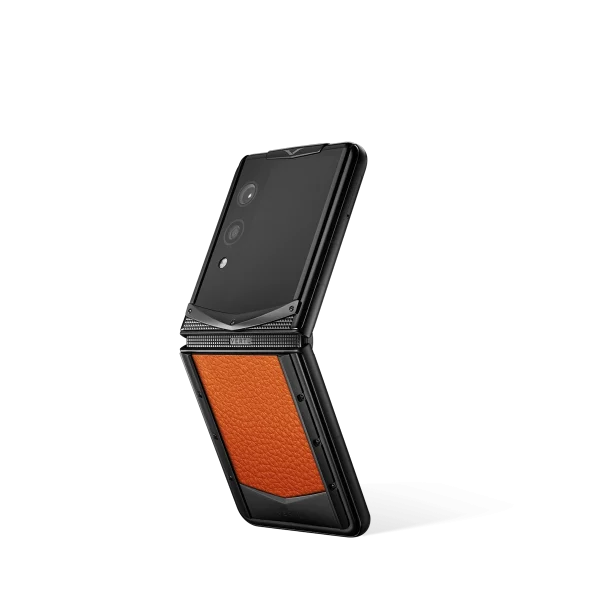Quantum Flip Calfskin Series Dawning Orange