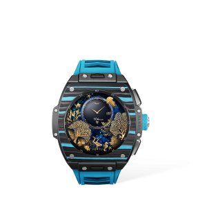Vertu Grand Watch - Black And Blue Carbon Fiber