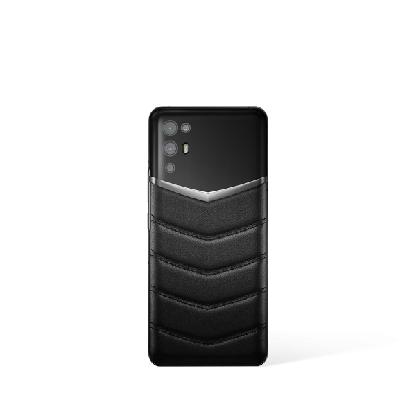 Ivertu V Quitting Calfskin 5G Phone - Black
