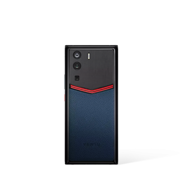 Metavertu 1 Curve Screen Enameled Calfskin 5G Web3 Phone Blue