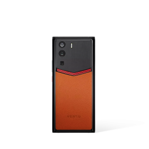 Metavertu 1 Curve Screen Enameled Calfskin 5G Web3 Phone Orange
