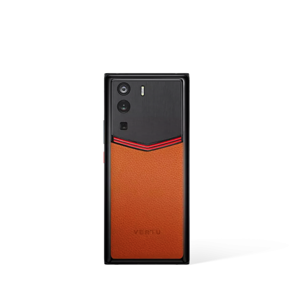 Metavertu 1 Curve Screen Enameled Calfskin 5G Web3 Phone Orange