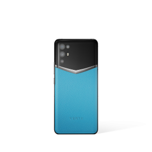 Ivertu Calfskin 5G Phone - Lake Blue