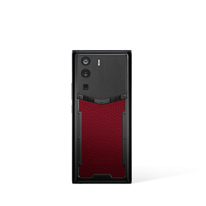 Metavertu 1 Curve Screen Calfskin 5G Web3 Phone Raspberry Red