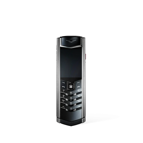 Signature V Clous De Paris Phone Pure Silver