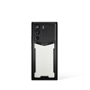Metavertu 1 Curve Screen Alligator Skin 5G Web3 Phone - Creamy White