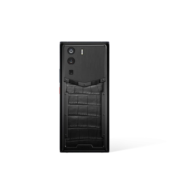 Metavertu 1 Curve Screen Basic Alligator Skin 5G Web3 Phone Black