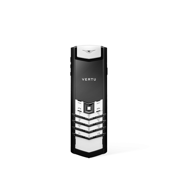 Signature V Ceramic Keypad Phone Black & White