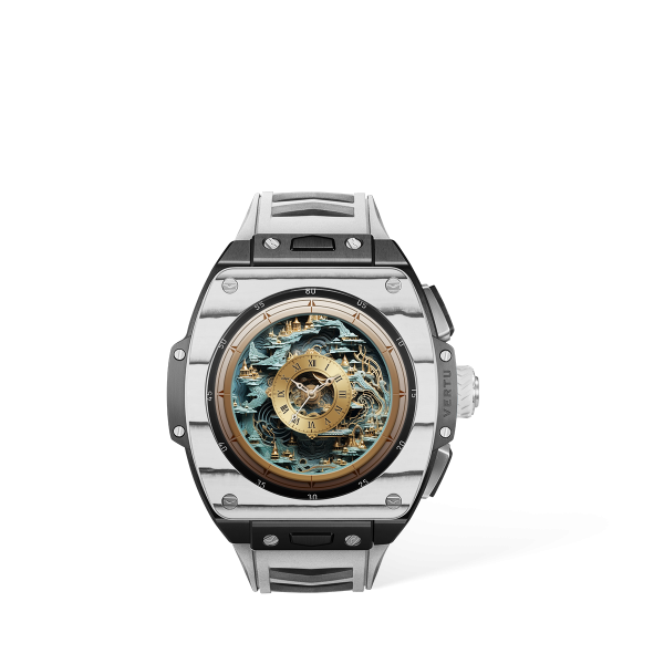 Vertu Grand Watch - Black And White Carbon Fiber
