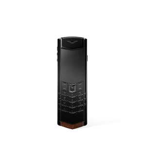 Signature S+ Black Steel Alligator Skin  Amber Brown