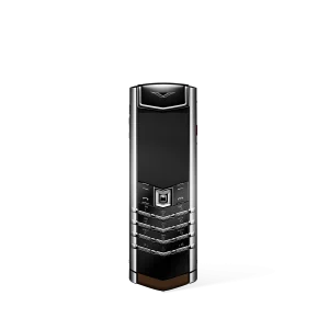 Signature S+ White Steel Alligator Skin - Amber Brown